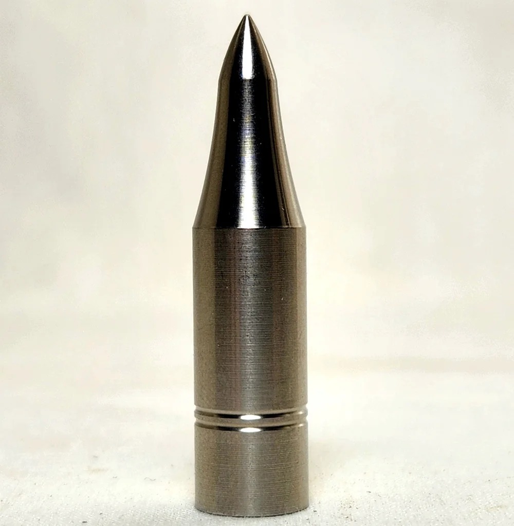 Tophat stainless steel screw-on field point
